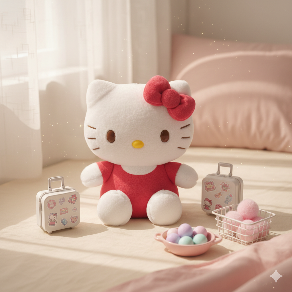 A-【Sanrio】Ensemble Valise de la Chance – Édition 14 po
