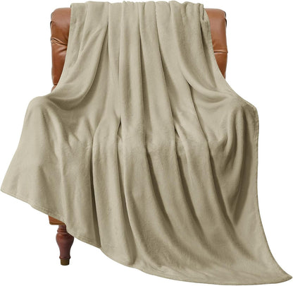 Fleece Blanket Black Throw Blankets for Couch & Bed, Luxury Plush Cozy Fuzzy Blanket 50x60 inches, Super Soft Warm Lightweight Throw Blanket for Travel Camping