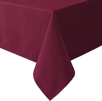 Linen Textured Table Cloths 60 x 120 Inch Premium Solid Tablecloth Spill-Proof Waterproof Table Cover for Dining Buffet Feature Extra Soft and Thick Fabric Wrinkle Free, Taupe